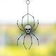 thumbnail image 1 of Adorno de ventana de cristal de araña fantasma de acrílico teñido de Halloween Wmkox8yii fhajkh4588, 1 of 2