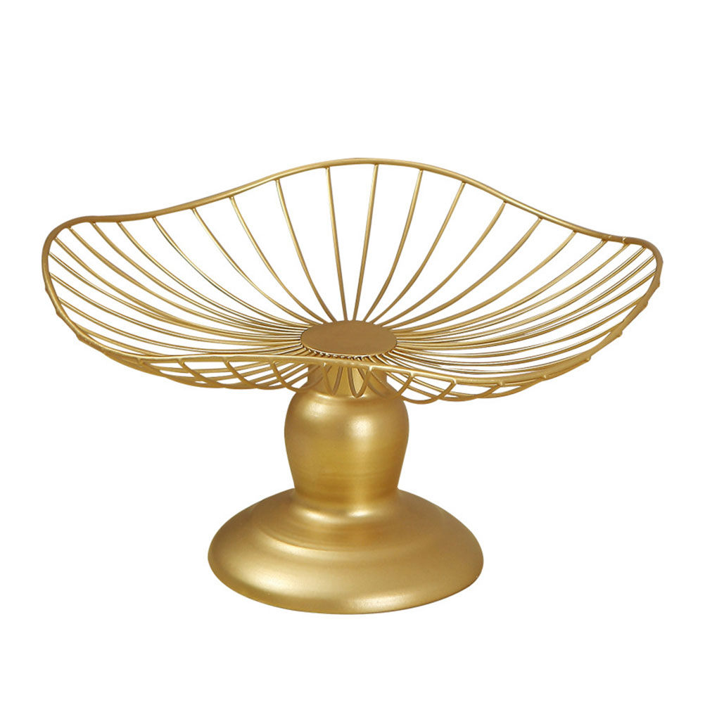 Decorative Fruit Bowl High Base Fruit Holder Dried Food Serving Tray