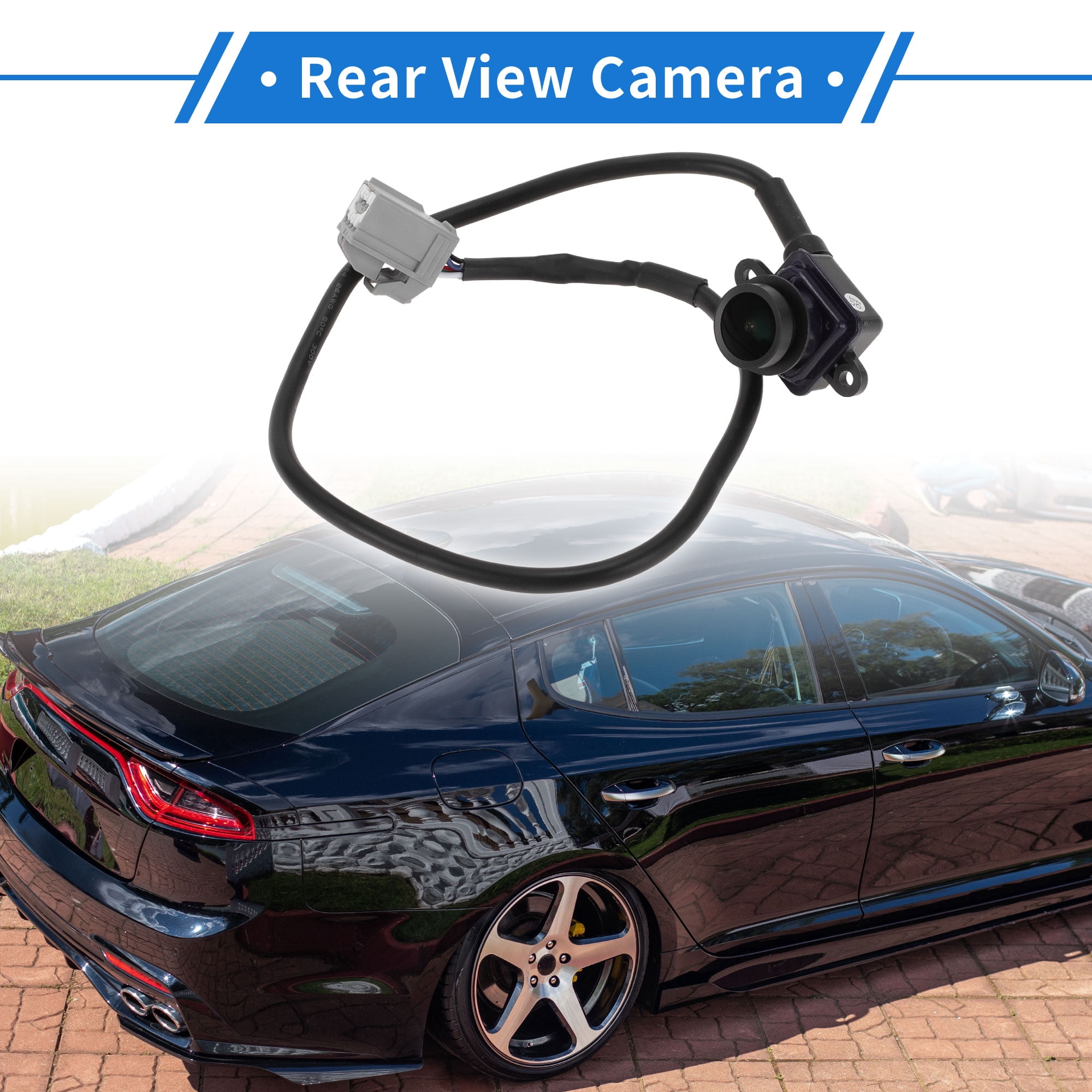 Unique Bargains Rear View Camera for Dodge Dart 2013-2016 License Plate Park Assist