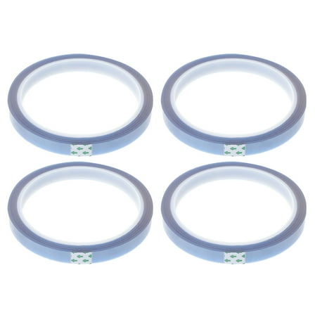 4 Rolls Heat Tape Heat Transfer Tape Sublimation Heat Resistant Tape for Sublimation Press 33m/roll