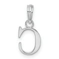 thumbnail image 3 of Sterling Silver Initial C Pendant for Women or Unisex, Polished Alphabet Charm, Personalized Letter Jewelry, Custom Monogram Necklace, Symbol of Identity and Style, 3 of 6