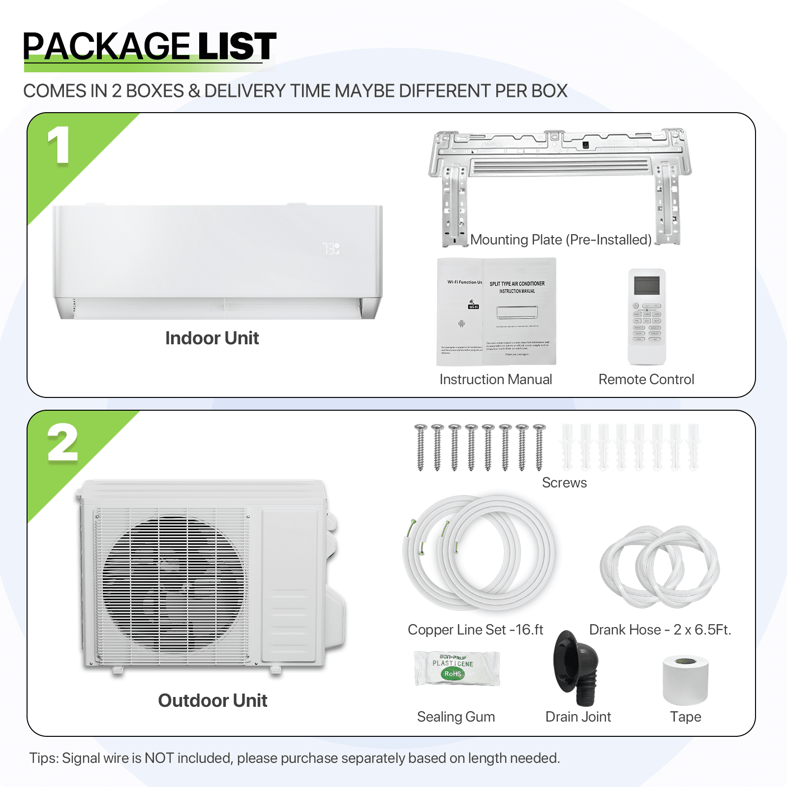 Magshion 12000 BTU 22 SEER2 Mini Split Air Conditioner & Heater, 115V Wall-Mounted Inverter AC Heat Pump with 4-in-1 Filter, Cools Rooms up to 550 Sq.Ft