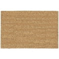 thumbnail image 2 of DeCoir Coir Doormat Indoor Plain Style - Heavy Duty, Dirt-Trapping - 16" x 27" Natural Tan, 2 of 3