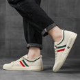 thumbnail image 5 of WANWEISI Men's Breathable Lightweight Sneakers Compatible for & Gym - Low-Top Lace-Up Athletic with Cushioned Insole, PVC Sole, Round Toe & Minimalist // Colorway - - Casual Wear for, Daily Use, 5 of 9