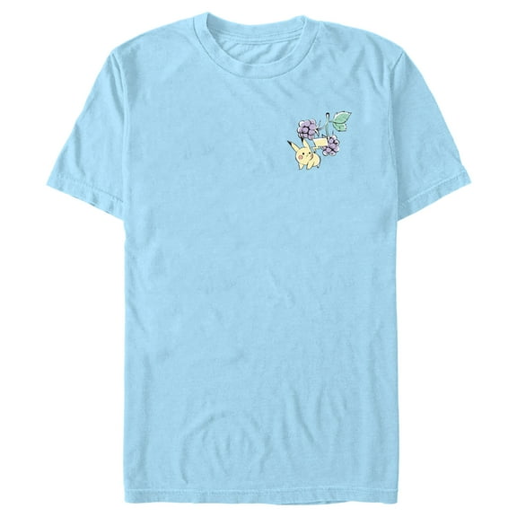 Men's Pokemon Chibi Pikachu Grapes Graphic T-Shirt