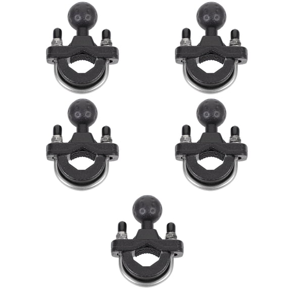 5 Count Bike Phone Mount for Motorcycle Handlebars Holder Cover Waterproof Outdoor Black