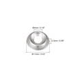 thumbnail image 3 of Uxcell  #6 304 Stainless Steel Cup Washer Countersunk for Screw Bolt 150 Pack, 3 of 4