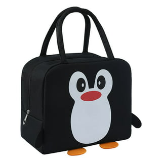 QISIWOLE Cute Cartoon Lunch Box Insulated Meal Bag Dog Whale Fox Sealion  Penguin Lunch Bag Reusable Snack Bag Food Container For Boys Girls Men Women  School Work Travel Picnic 