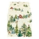 thumbnail image 2 of Camino de mesa navideño con árboles y copos de nieve. Decoración invernal para la cocina y el comedor, ideal para fiestas en interiores y exteriores. Medidas: 33 x 183 cm (13 x 72 pulgadas). Material:, 2 of 6