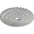 thumbnail image 3 of Ekena Millwork 24 3/4"OD x 3 1/4"ID x 1 7/8"P Eryn Ceiling Medallion (Fits Canopies up to 4"), Hand-Painted Frost, 3 of 6