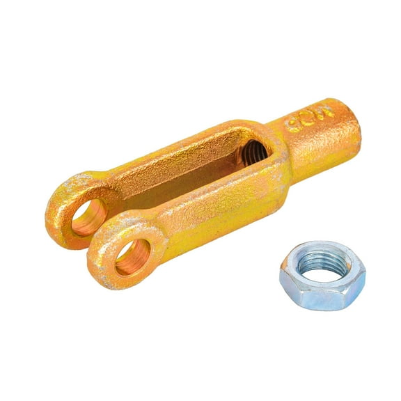 JEGS 64324 Clevis 3/8 -24 Thread 5/16 Pivot Hole Made in the USA