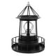 thumbnail image 1 of Lámpara giratoria decorativa de 1 pieza, lámpara de jardín con luz solar LED para paisaje (negro), 1 of 6