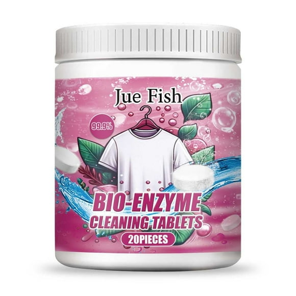 TopLLC Cleaning Supplies Multi-purpose Cleaning Tablets Strong Stain Removal Cleaning Tablets Clothing Cleaning Tablets for Home