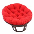 thumbnail image 2 of International Caravan Furniture Piece 42-Inch Rattan Papasan Chair with Solid Twill Cushion, 2 of 4