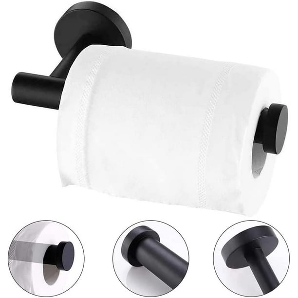 1pc Support de papier toilette Porte-papier sans trou Tissu Rack d’