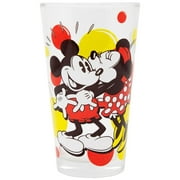 Disney 794025 Disney 16 oz Mickey & Minnie Kissing Glass