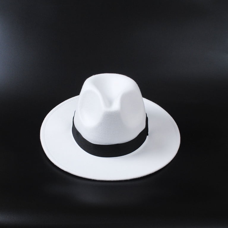 Wide Brim Fedora Hats for Women & Men Classic Dress Panama  display picture 1