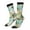 2 Black-1, variant on Watercolor Palm Tree Crew Socks for Men & Women, Breathable Casual Athletic Ankle Socks