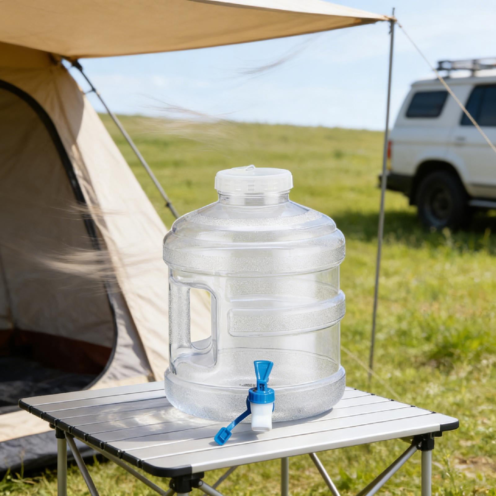 GARENDE Camping Water Jug with Spigot 11.3L Hydration Bucket for Vehicle Hiking Home