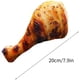 thumbnail image 3 of Juguete de peluche de pata de pollo de imitación de 20 cm, cojín de almohada frito con forma de baqueta de ala de pollo, almohada suave para decoración del hogar, regalo de cumpleaños, 3 of 6