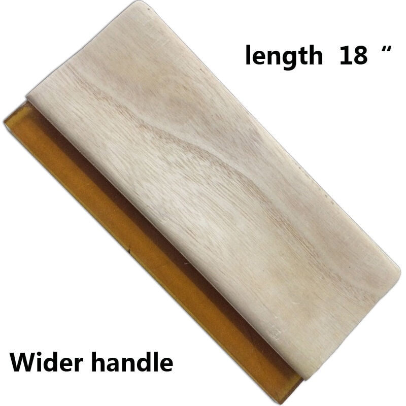 Soply Screen Printing Squeegee 18 inches Long Wooden Ink Scraper 75 Durometer 4 inches Wide