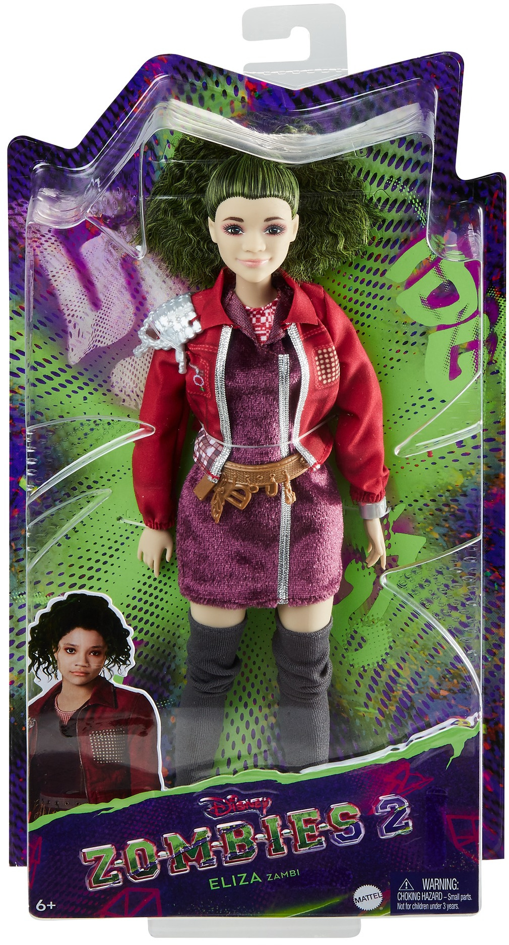 Disney’S Zombies 2, Eliza Zambie Zombie Doll (11.5-Inch) - Walmart.com