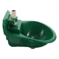 thumbnail image 4 of GOOHOCHY Bebedero automático para ovejas y cabras con válvula de flotador. Bebedero de plástico verde para ganado, caballos, perros y cerdos con orificio de drenaje., 4 of 7