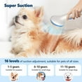 thumbnail image 2 of Pet Grooming Vacuum Kit, Dog Clippers for Grooming,Cat Hair Brush Shedding Trimmer Supplies Tool,15Kpa Super Suction Power white+blue, 2 of 7