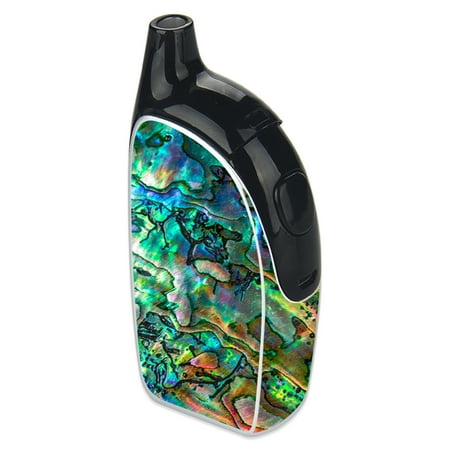 Swirl Shell - Skin Decal For Joyetech Autopack Penguin Vape / Abalone Shell Swirl Neon Green Opalescent