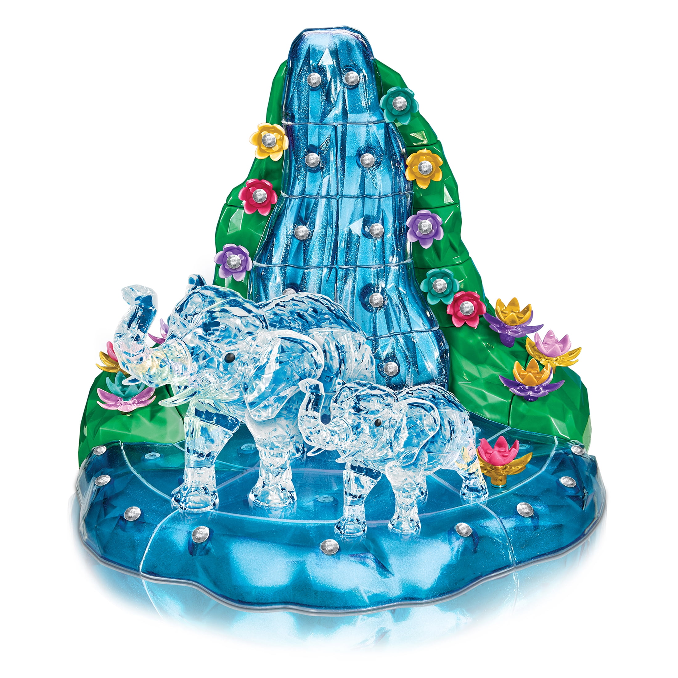 Crystal Gem Creations Mommy & Baby Elephant by RoseArt, 110+ Pieces, Great for Adults, Tweens and Children Ages 8+