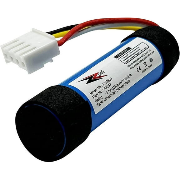 ZZcell Battery Compatible for Harman Kardon Onyx Studio 5, Onyx Studio 6, HKOS6GRYSG, HKOS6BLKSG, ID997, IAA007NA 3.7V 3250mAh 3.7Volts 3250mAh