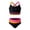 Black, variant on Shadoumai Girls Two Piece Swimwear Long Sleeve Rash Guard And Swim Shorts UPF 50 Sun For Beach Pool