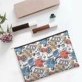 thumbnail image 6 of Kdxio French Food Makeup Bag Toiletry Bag Canvas Makeup Bags Zipper Cosmetic Pouch Travel Cosmetic Pouch for Women Gifts, 6 of 7