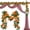 Orange, variant on Artificial Flower Garland with Rose, 6.6 Ft Fake Vines Flower Hanging Rose Garland for Wedding Floral Arch Garden Background Engagement Ceremony Reception Decor, Orange