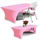 thumbnail image 1 of Funda de mesa ABCCANOPY Spandex de 6 pies rosa para mesa rectangular, 1 of 7