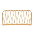 thumbnail image 2 of Baxton Studio Carrick Modern Bohemian Natural Brown Rattan Queen Size Wall-mount Headboard, 2 of 7