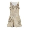 thumbnail image 4 of BangWanChi Casual Dresses for Women Women's Casual with Pockets Summer Floral Print Dress V-Neck Mini Dresses, 4 of 6