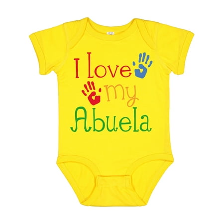 

Inktastic I Love My Abuela Gift Baby Boy or Baby Girl Bodysuit
