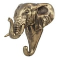 thumbnail image 3 of Ebros Gift Rustic Bronzed Safari Elephant Wall Hook Hanger 7" Tall for Light Duty Weight Items, 3 of 4