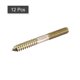 thumbnail image 3 of M10x90mm Colgador Pernos, 12uds Doble Cabeza Rosca Pasador Tornillos para Madera Muebles Conexión Unique Bargains pernos de suspensión, 3 of 5