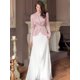 thumbnail image 4 of Vestidos de fiesta para mujer, blancos, rosas, para cumpleaños, ceñidos, elegantes, ajustados, para celebrar, cócteles, eventos, bonitos vestidos de graduación, otoño e invierno 2024, 4 of 4