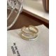 thumbnail image 5 of 6pcs/Set Women's Emerald Ring, Minimalist Design With High-End And Luxurious Feeling, Adjustable Open Ring, 5 of 5