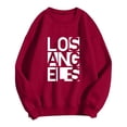 thumbnail image 1 of POINTERTECK Femmes Mode Sweat-Shirts Col Rond Pull Mignon Manches Longues Tops Sweat à Capuche, 1 of 2
