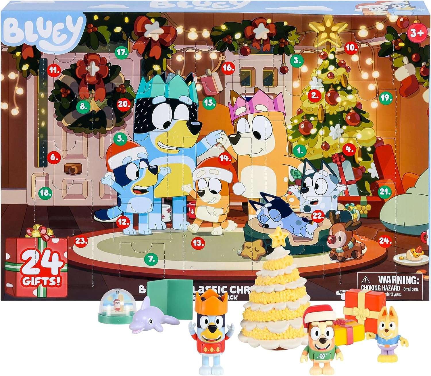 Bluey s classic chritmas surprise pack advent calendar walmart