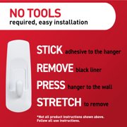 Command Small Utility Hooks, White, Damage Free Organizing, 24 Hooks and 28 Command Strips