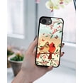 thumbnail image 5 of WIRESTER Shockproof Soft Rubber Cover Case for Apple iPhone 16e 6.1" 2025, Red Cardinal Lovebird, 5 of 5