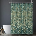 thumbnail image 5 of Victorian William Morris Original Design Vintage Shower Curtain Furniture Bathroom Fabric Decorations Washable Shower Curtain with Hooks, 5 of 8