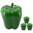 thumbnail image 1 of 4 piezas de modelos de pimiento verde simulado, espumas, pimiento verde, decoración, accesorios vegetales artificiales, 1 of 7