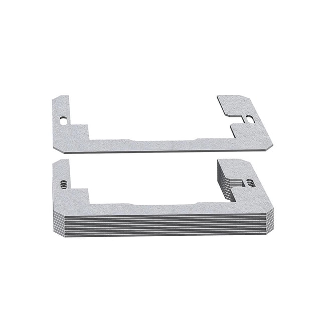 DOLITY Metal Wall Plate Spacer Set Easily Install for Laundry Rooms Spacers Leveler 10Pcs