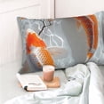 thumbnail image 4 of Naloa Koi Fish Water Pillow Covers, Throw Pillow Case Cushion Covers,Cushion for Bedroom,Couch,Home-16"x24", 4 of 6